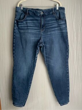 American Eagle Curvy Jegging Jeans Women’s 20 Short Dark Wash Stretch